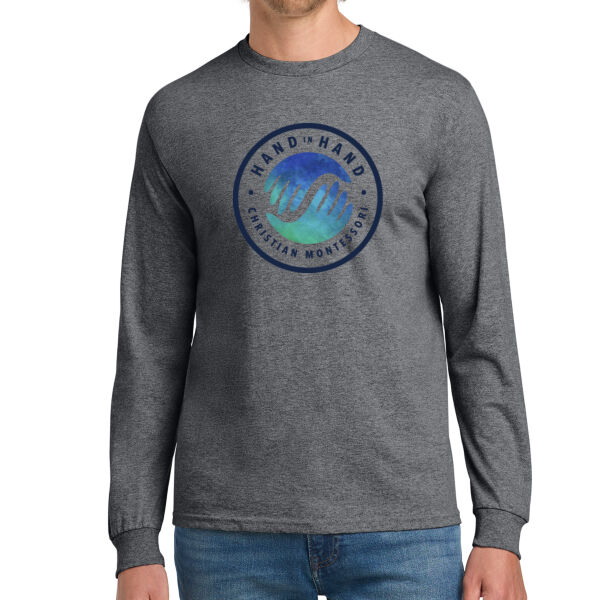 Gildand Heavy Cotton 100% Cotton Long Sleeve T Shirt -  Printed Logo Thumbnail