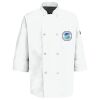 Eight Pearl Button Chef Coat with Thermometer Pocket Thumbnail