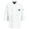 Eight Pearl Button Chef Coat with Thermometer Pocket Thumbnail