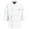 Eight Pearl Button Chef Coat with Thermometer Pocket Thumbnail